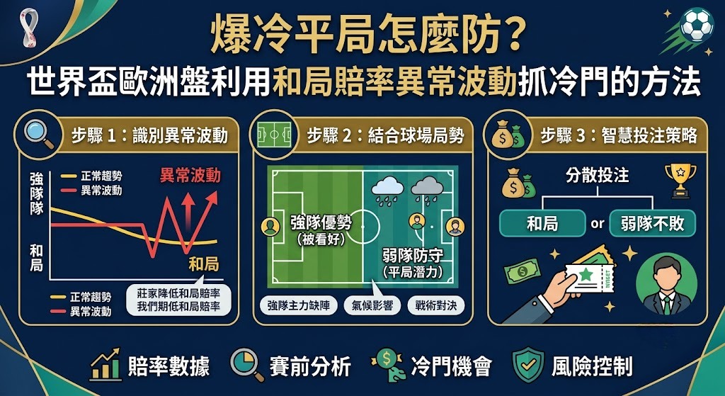 爆冷平局怎麼防？