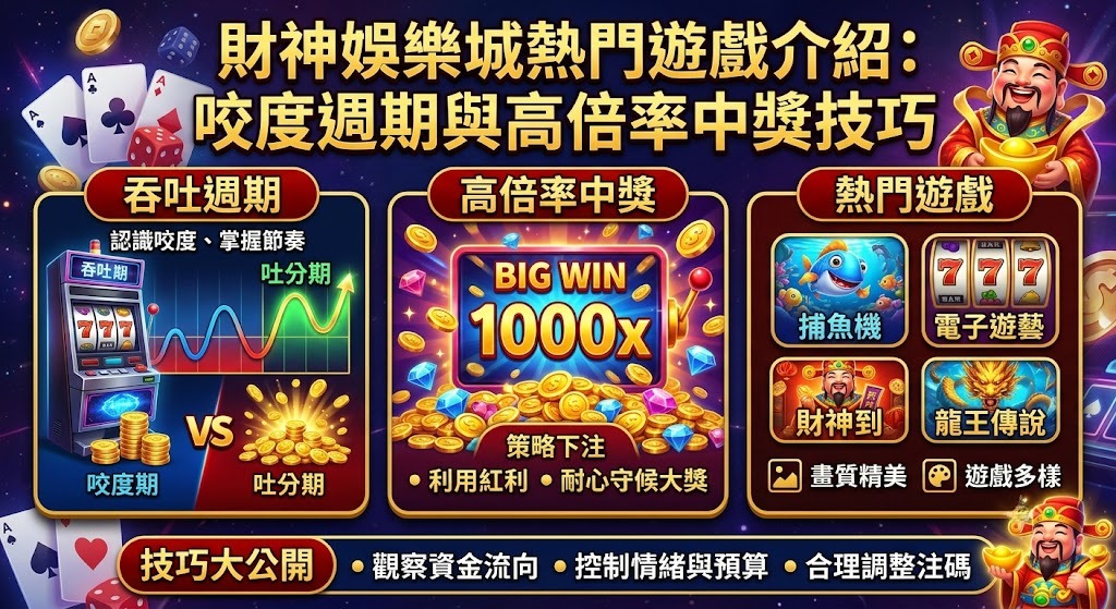 熱門遊戲介紹咬度週期與高倍率中獎技巧 熱門遊戲介紹咬度週期與高倍率中獎技巧