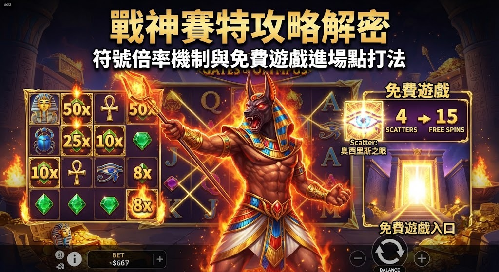 符號倍率機制與免費遊戲進場點打法